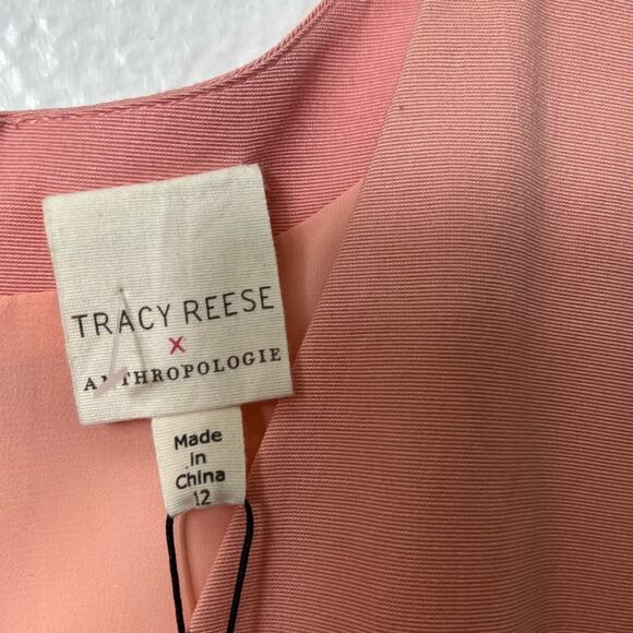 ANTHROPOLOGIE TRACY REESE PAINTERLY PLEATED WOMEN DRESS SIZE 12 BRAND NEW - Picture 6 of 7